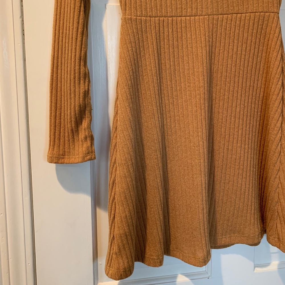 Lush Marigold Button Detail Ribbed Dress - Picture 5 of 6